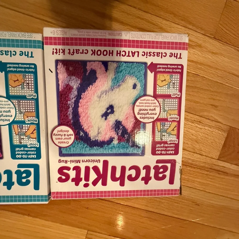 Unicorn and Owl Mini-Rug Kit for Kids